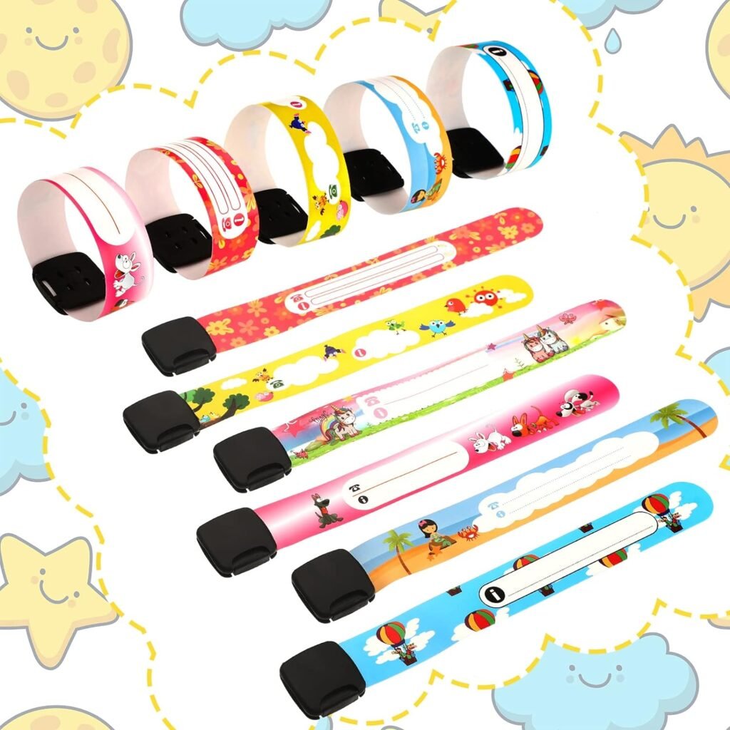14 Pieces Children Safety ID Wristband Reusable Identification Bracelets Waterproof ID Band Safety Wristband for Boys and Girls (Cute Style) 14 Pieces Children Safety ID Wristband Reusable Identification Bracelets Waterproof ID Band Safety Wristband for Boys and Girls (Cute Style)