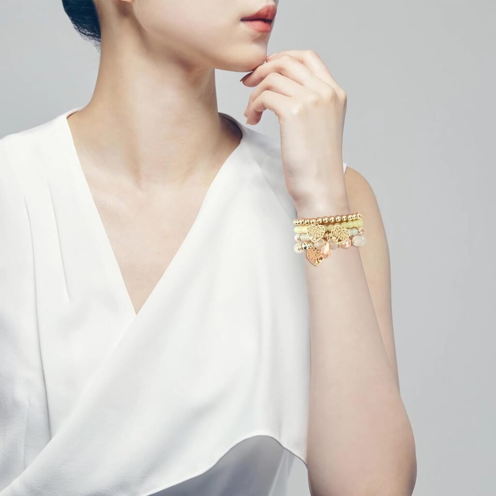 Bohemian Bracelet Sets for Women - 6 Sets Stackable Stretch Bracelets Multi-color Boho Jewelry for Women Hippie Bracelets Dainty Jewelry Best Friend Gift Bohemian Bracelet Sets for Women - 6 Sets Stackable Stretch Bracelets Multi-color Boho Jewelry for Women Hippie Bracelets Dainty Jewelry Best Friend Gift