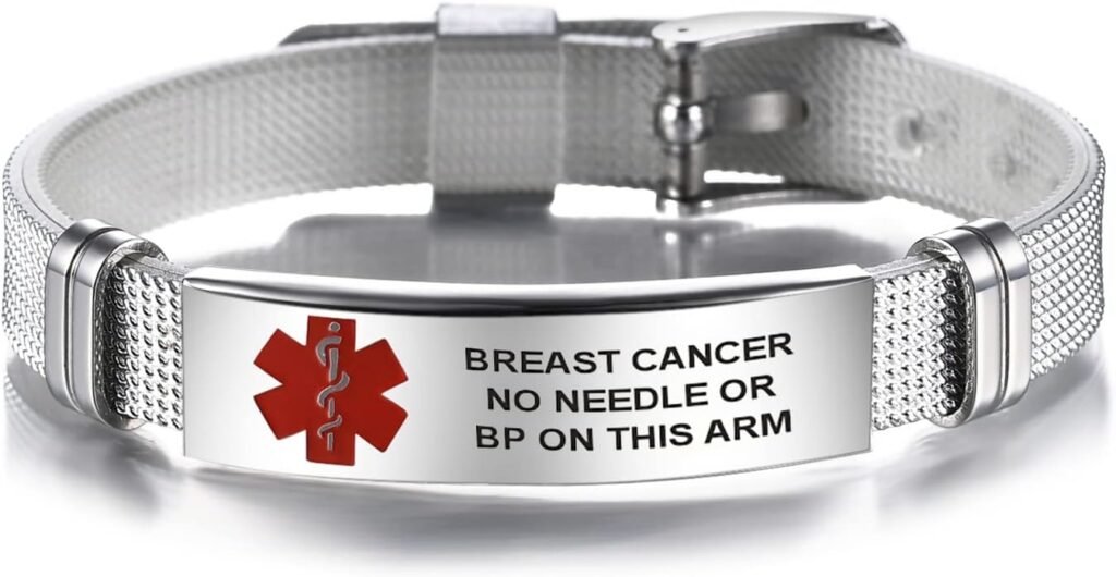 GMXLin Medical Alert Bracelet for Men Women Sport Stainless Steel First Aid Health Monitoring Adjustable Emergency ID Wristband Bracelets GMXLin Medical Alert Bracelet for Men Women Sport Stainless Steel First Aid Health Monitoring Adjustable Emergency ID Wristband Bracelets