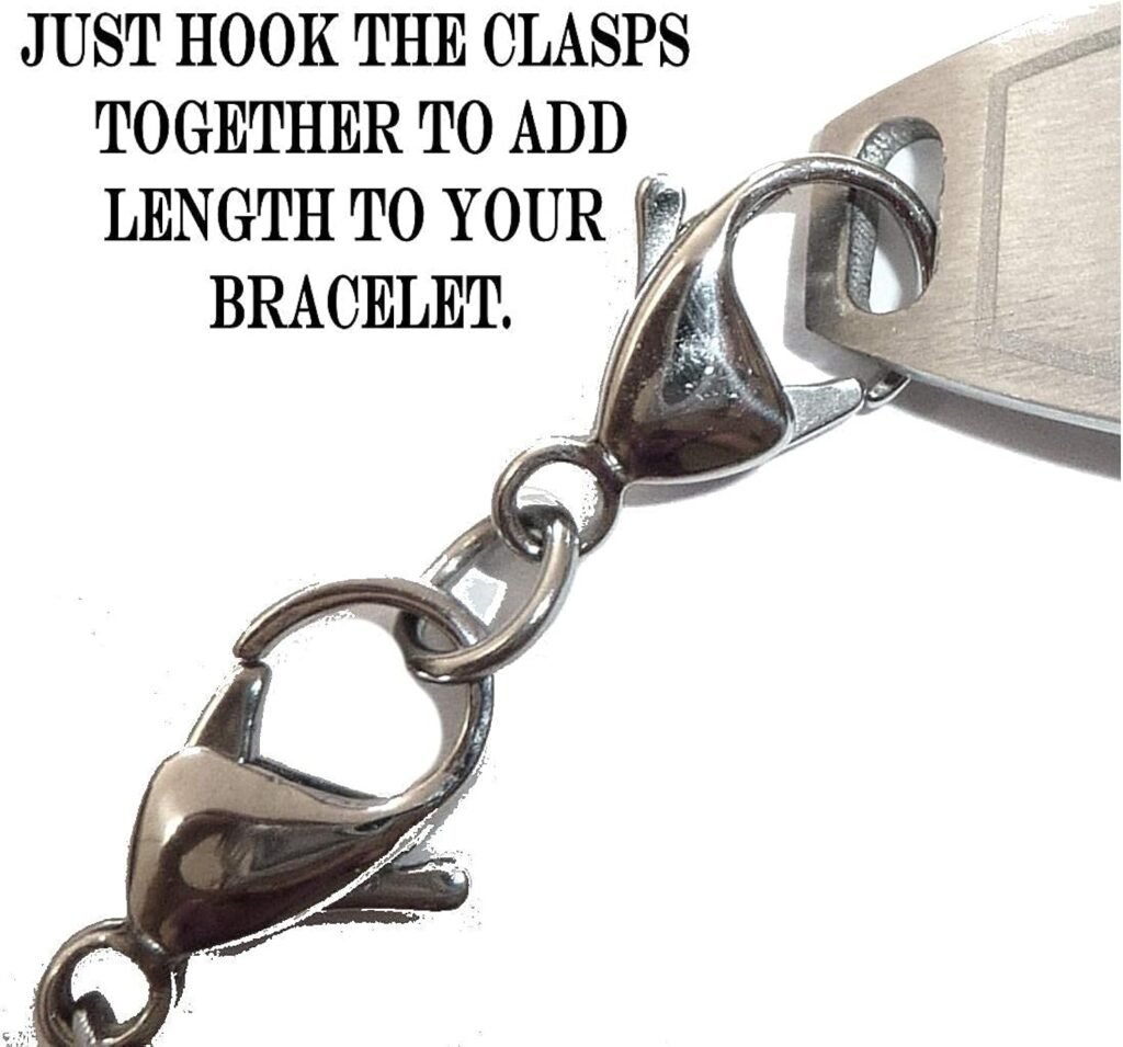 Hidden Hollow Beads Cancer Awareness Womens Medical Alert ID Interchangeable Replacement Bracelet, Identification vital info tag Hidden Hollow Beads Cancer Awareness Womens Medical Alert ID Interchangeable Replacement Bracelet, Identification vital info tag