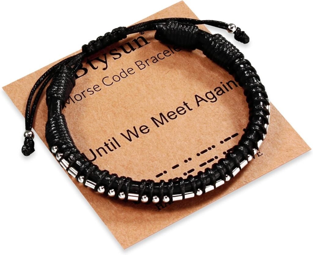 Inspirational Gifts for Men Morse Code Bracelets Mens Bracelets Birthday Annivesary Gifts Boys Graduation Fathers Day Adjustable Leather Cuff Bangle Motivational Jewelry Stocking Stuffers for Men Inspirational Gifts for Men Morse Code Bracelets Mens Bracelets Birthday Annivesary Gifts Boys Graduation Fathers Day Adjustable Leather Cuff Bangle Motivational Jewelry Stocking Stuffers for Men