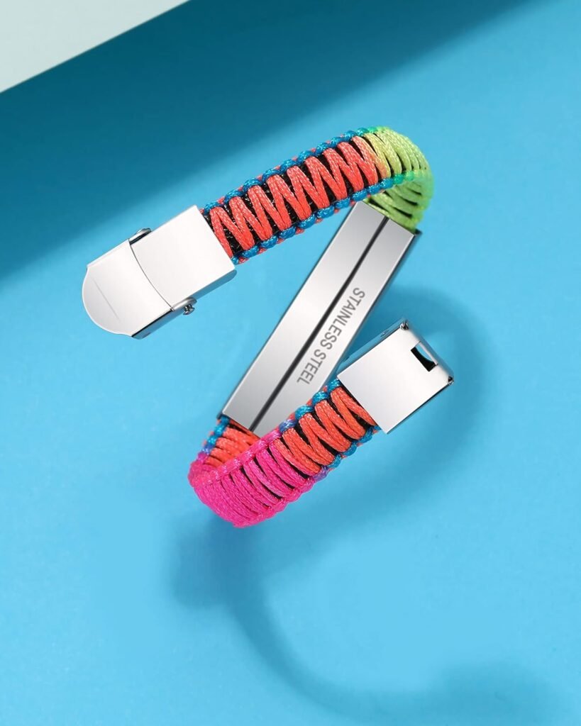 JF.JEWELRY Medical Alert Bracelet for Women | T1D T2D Diabetes Epilepsy Medical Alert ID Emergency Bracelet for Girls Boys | Handmade Nylon Rope Braided Bracelets, Adjustable JF.JEWELRY Medical Alert Bracelet for Women | T1D T2D Diabetes Epilepsy Medical Alert ID Emergency Bracelet for Girls Boys | Handmade Nylon Rope Braided Bracelets, Adjustable