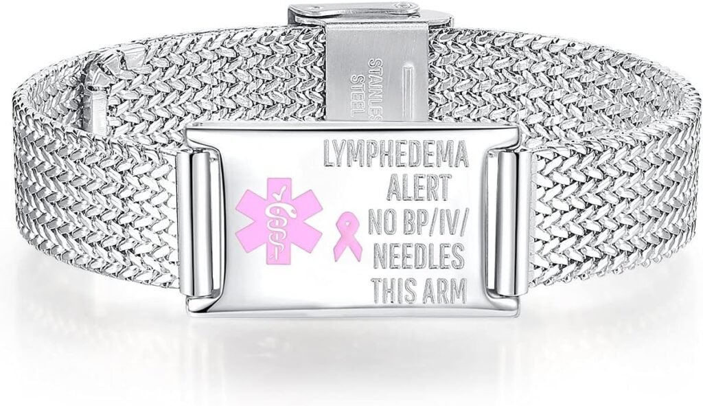 mnmoom Medical Alert Bracelets for Men Women Adjustable Stainless Steel Mesh Medical ID Bracelets mnmoom Medical Alert Bracelets for Men Women Adjustable Stainless Steel Mesh Medical ID Bracelets