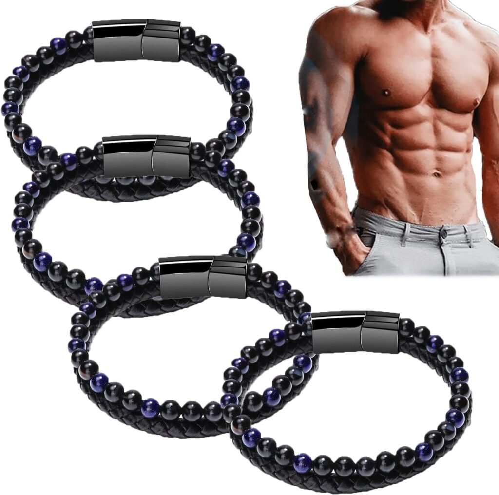 MnPalettey Humanic+ Trio MAXHematie Beaded Bracelets, Humanic+ MAXHematie Beaded Bracelets, Mens Black Lava Rock Bracelet Hematite Bracelet MnPalettey Humanic+ Trio MAXHematie Beaded Bracelets, Humanic+ MAXHematie Beaded Bracelets, Mens Black Lava Rock Bracelet Hematite Bracelet