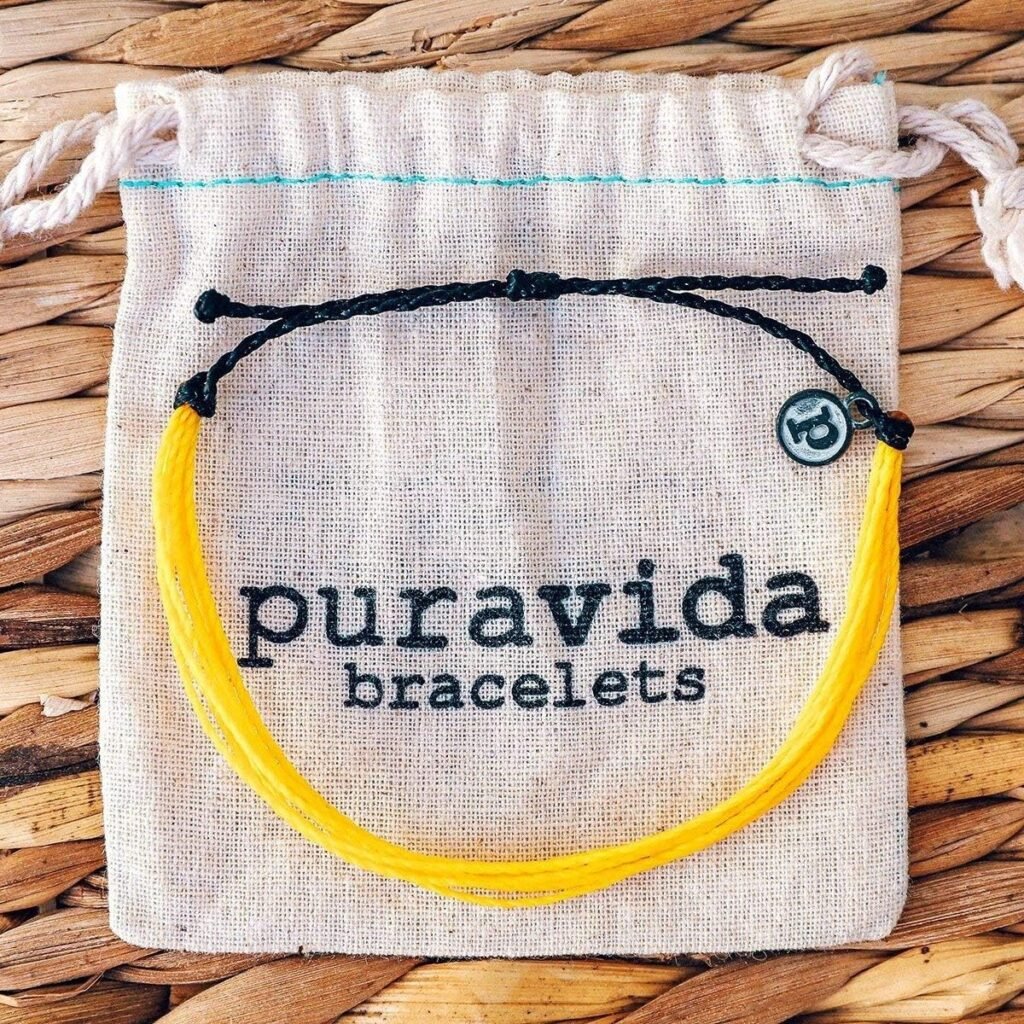Pura Vida Jewelry Bracelets - 100% Waterproof and Handmade w/Coated Charm, Adjustable Band Pura Vida Jewelry Bracelets - 100% Waterproof and Handmade w/Coated Charm, Adjustable Band