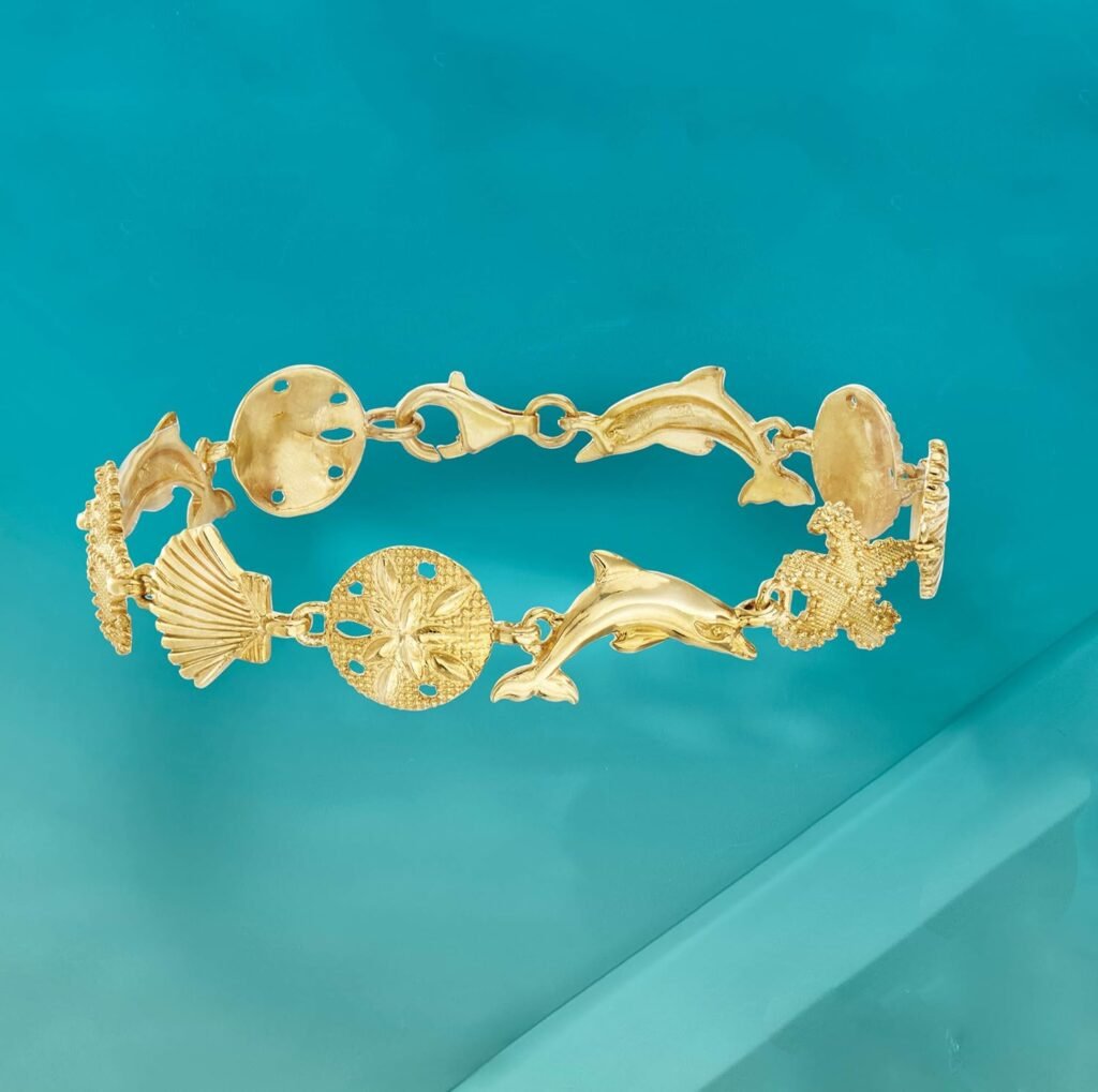 Ross-Simons Sterling Sea Life Bracelet Ross-Simons Sterling Sea Life Bracelet